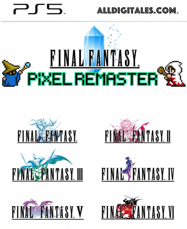 FINAL FANTASY I–VI Bundle Pixel Remaster PS4 & PS5